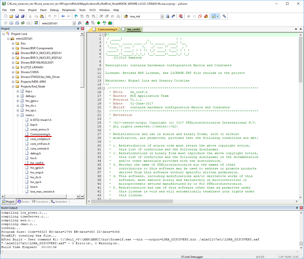 STM32L0 LoRa Discovery Kit をセットアップする | Getting Started | SORACOM Users